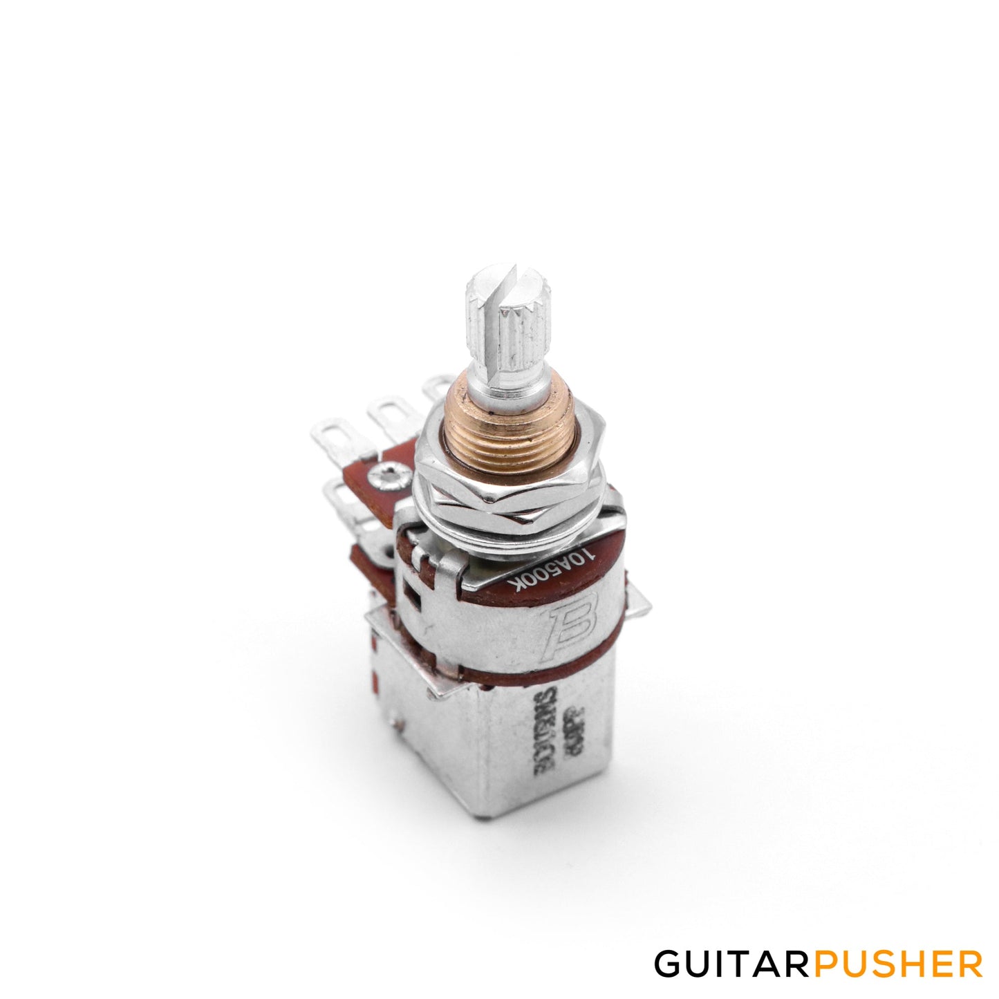 Bourns PDB183 Push-Pull Potentiometer Audio Taper US Size 3/8 Tall Bushing 18 Spline Split Shaft Low Torque