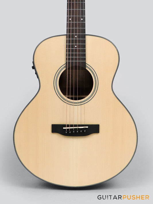 Phoebus Baby-30 v3 GS-E Spruce Top GS Mini (3rd Gen.) Travel Acoustic-Electric Guitar w/ Gig Bag - GuitarPusher