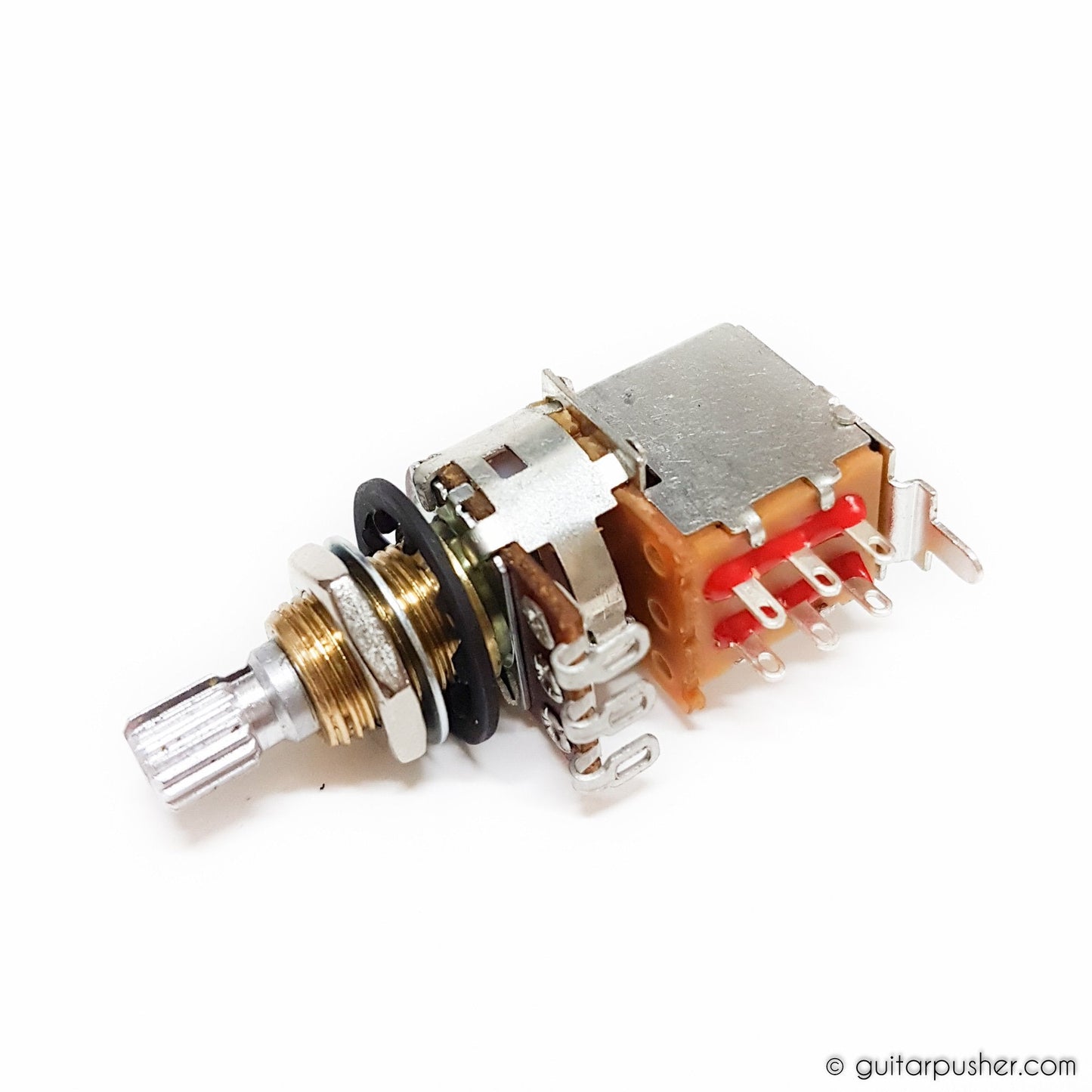 Bourns Push-Pull Potentiometer Audio Taper 3/8 Shaft - GuitarPusher