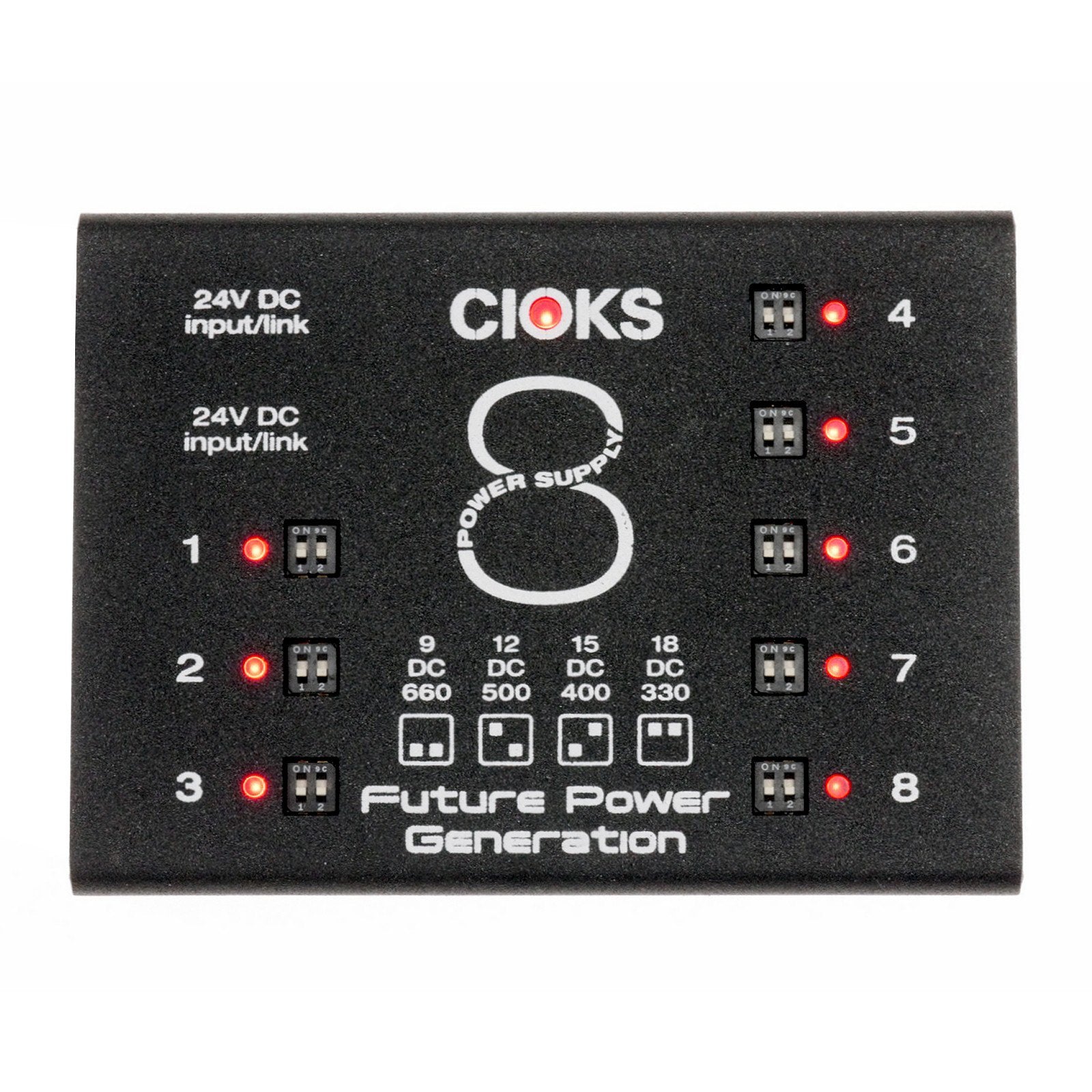 Cioks 8 8 Isolated Output Power Supply 9/12/15/18V - GuitarPusher