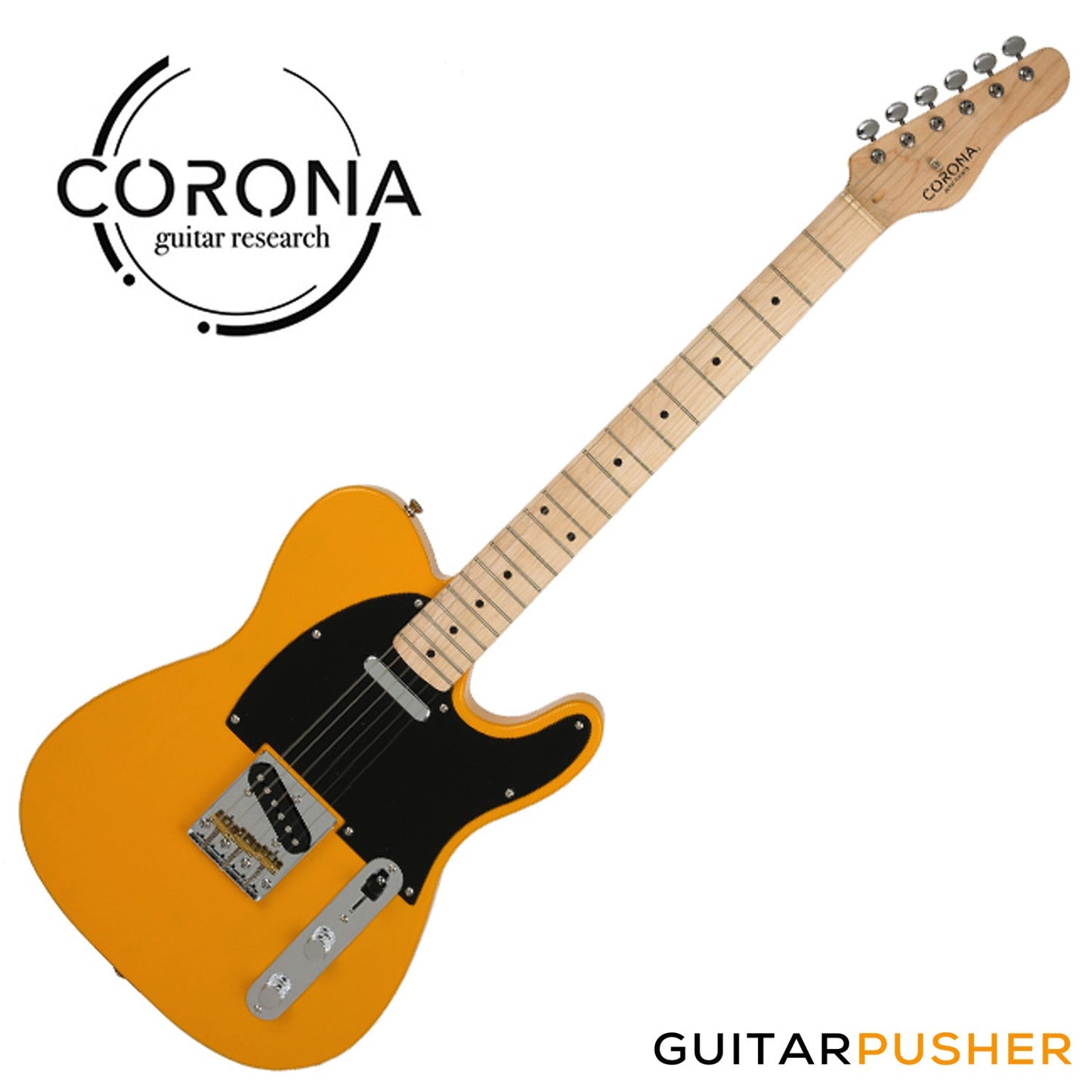 Corona Guitars Classic TE T-Style Electric Guitar w/ Gig Bag - Butterscotch Blonde