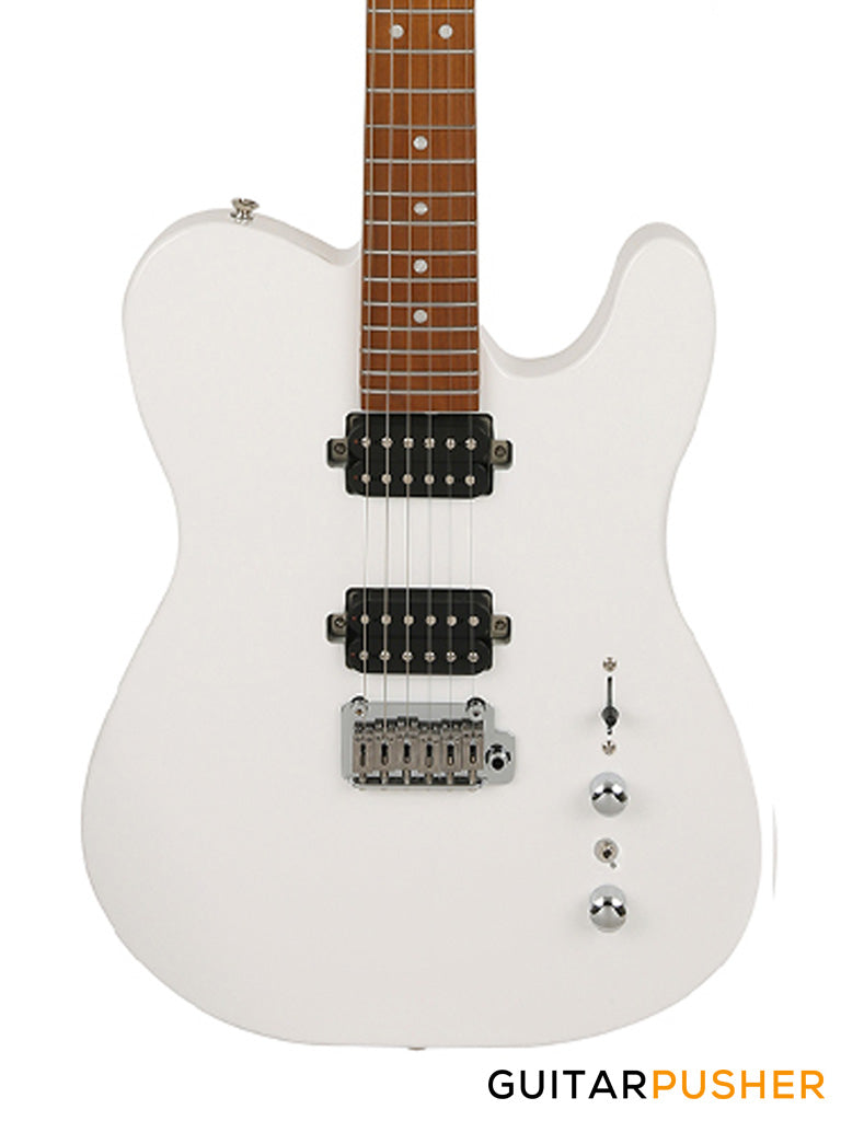 Corona Guitars Modern Plus T (HH) T-Style Electric Guitar w/ Gig Bag - Olympic White