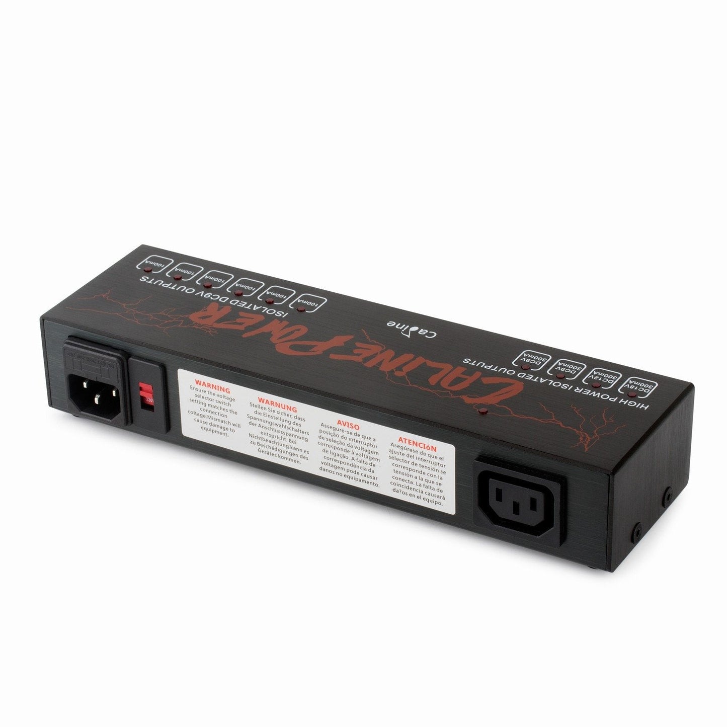 Caline CP-08 Isolated Power Supply 10 Isolated Outlets DC 9 12 18V - GuitarPusher