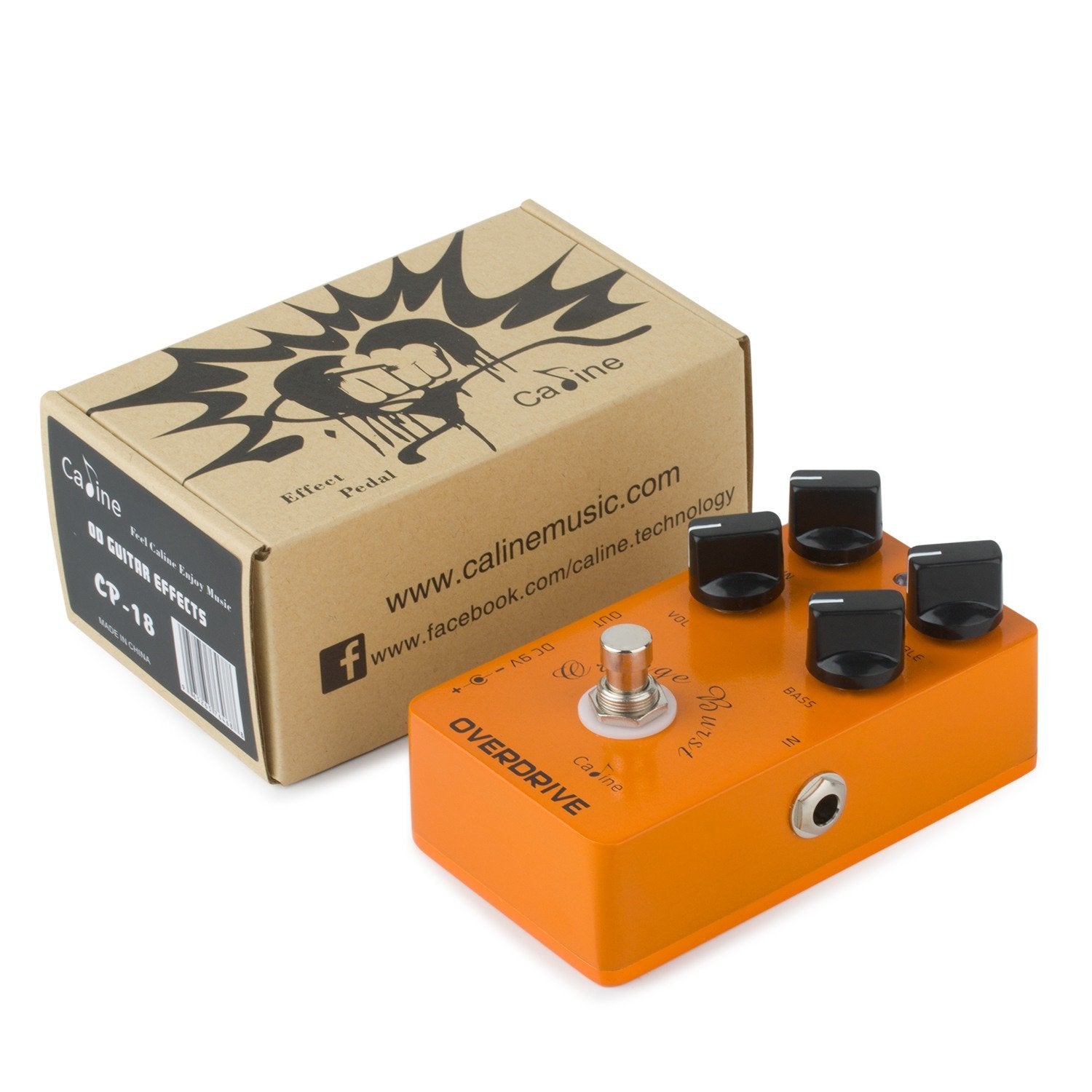 Caline CP-18 Orange Burst Overdrive - GuitarPusher