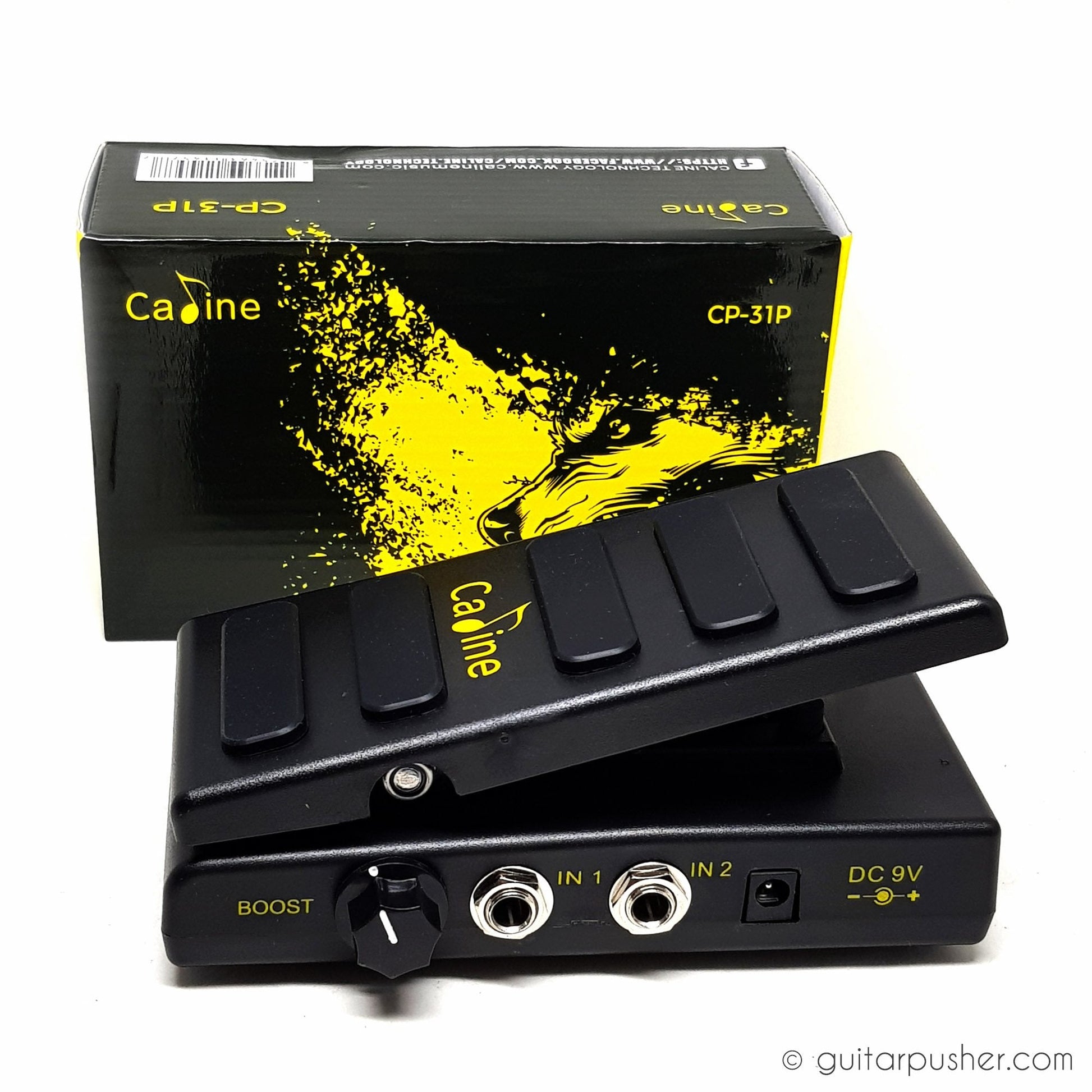 Caline CP-31V Stereo Volume/Boost Pedal - GuitarPusher
