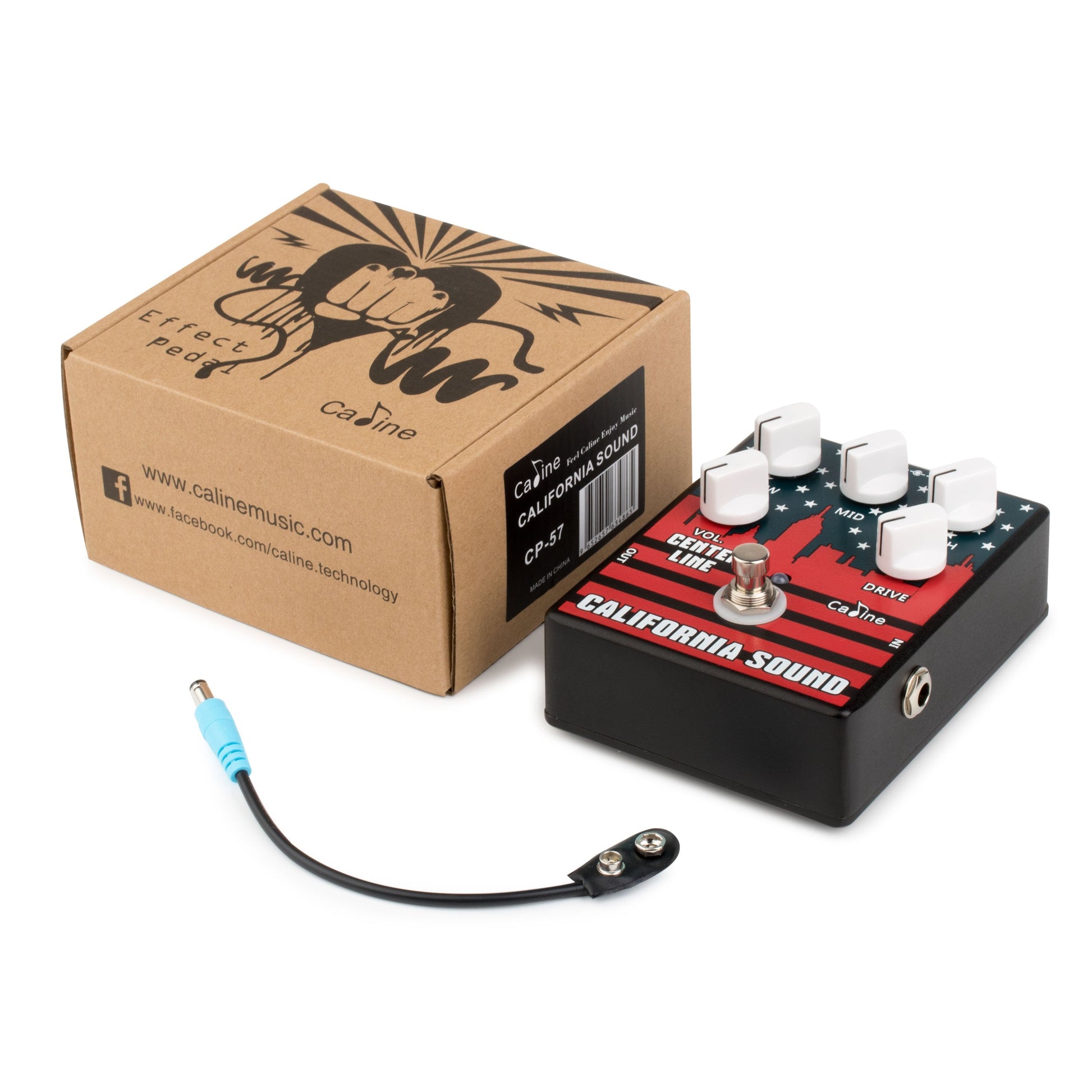 Caline CP-57 Center Line California Sound Mesa Boogie Style Guitar Drive Effects Pedal - GuitarPusher