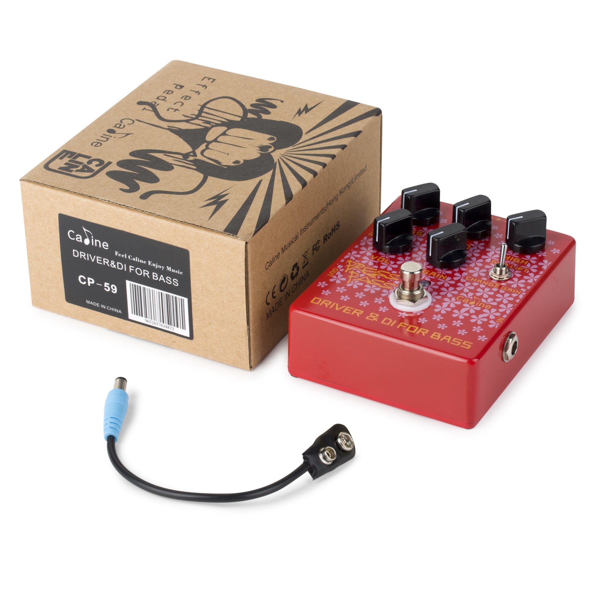 Caline CP-59 Press Pass Bass Driver and DI XLR - GuitarPusher