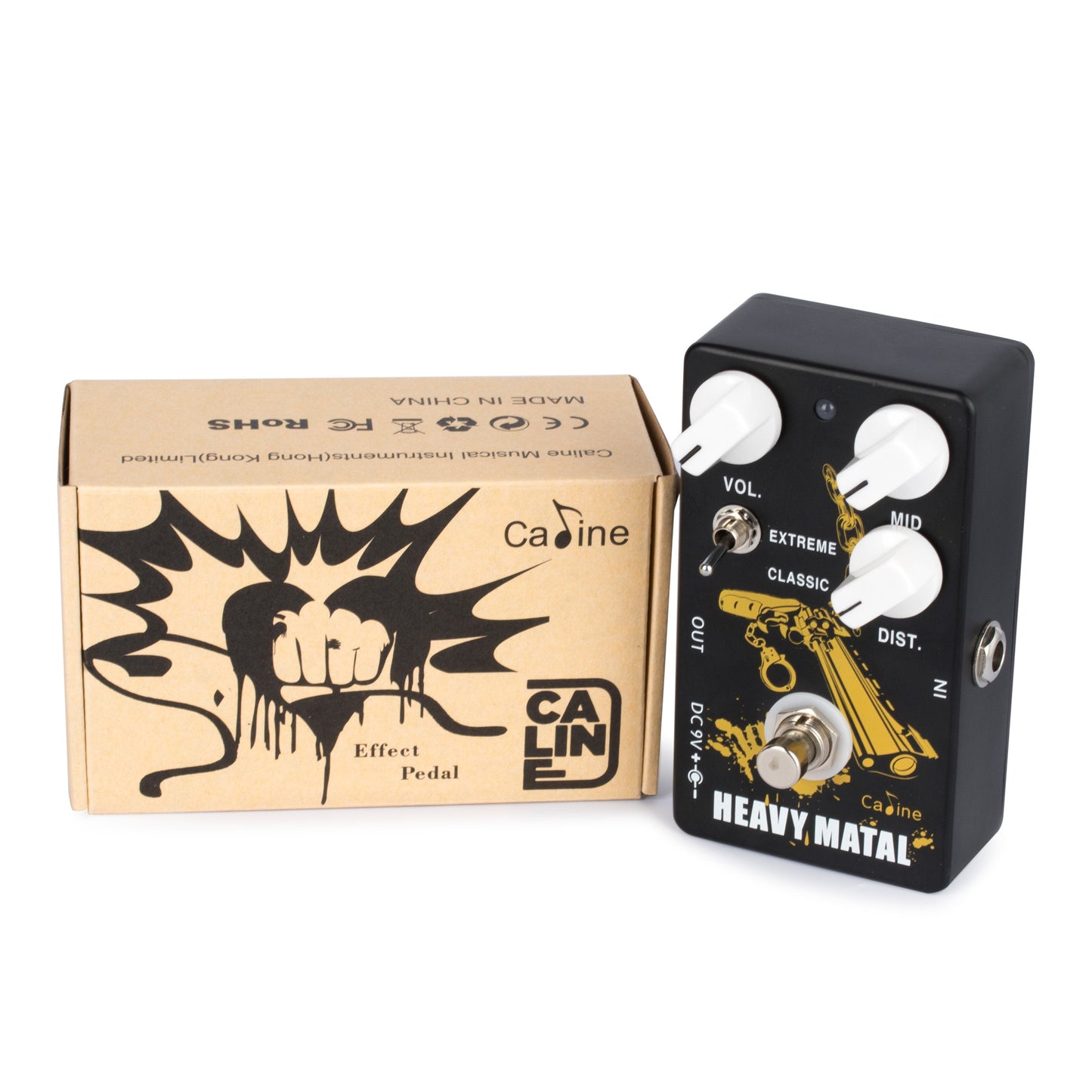 Caline CP-77 "Bounty Hunter" Heavy Metal Distortion - GuitarPusher