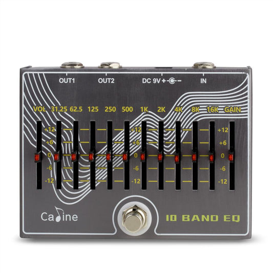 Caline CP-81 10-Band EQ w/ Volume & Gain Control - GuitarPusher