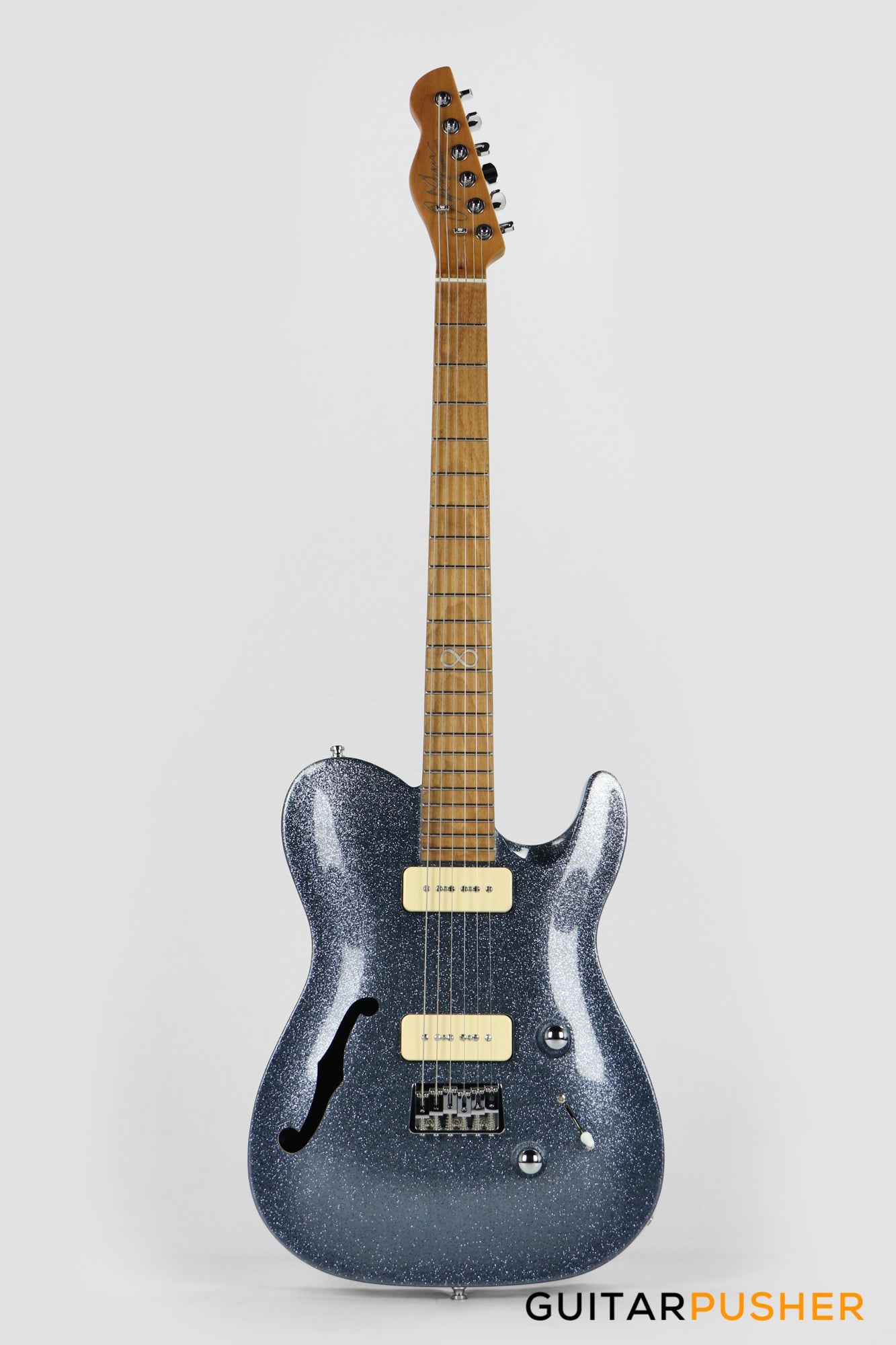 Chapman Guitars ML3 PRO Traditional Semi-Hollow - Atlantic Blue Sparkle