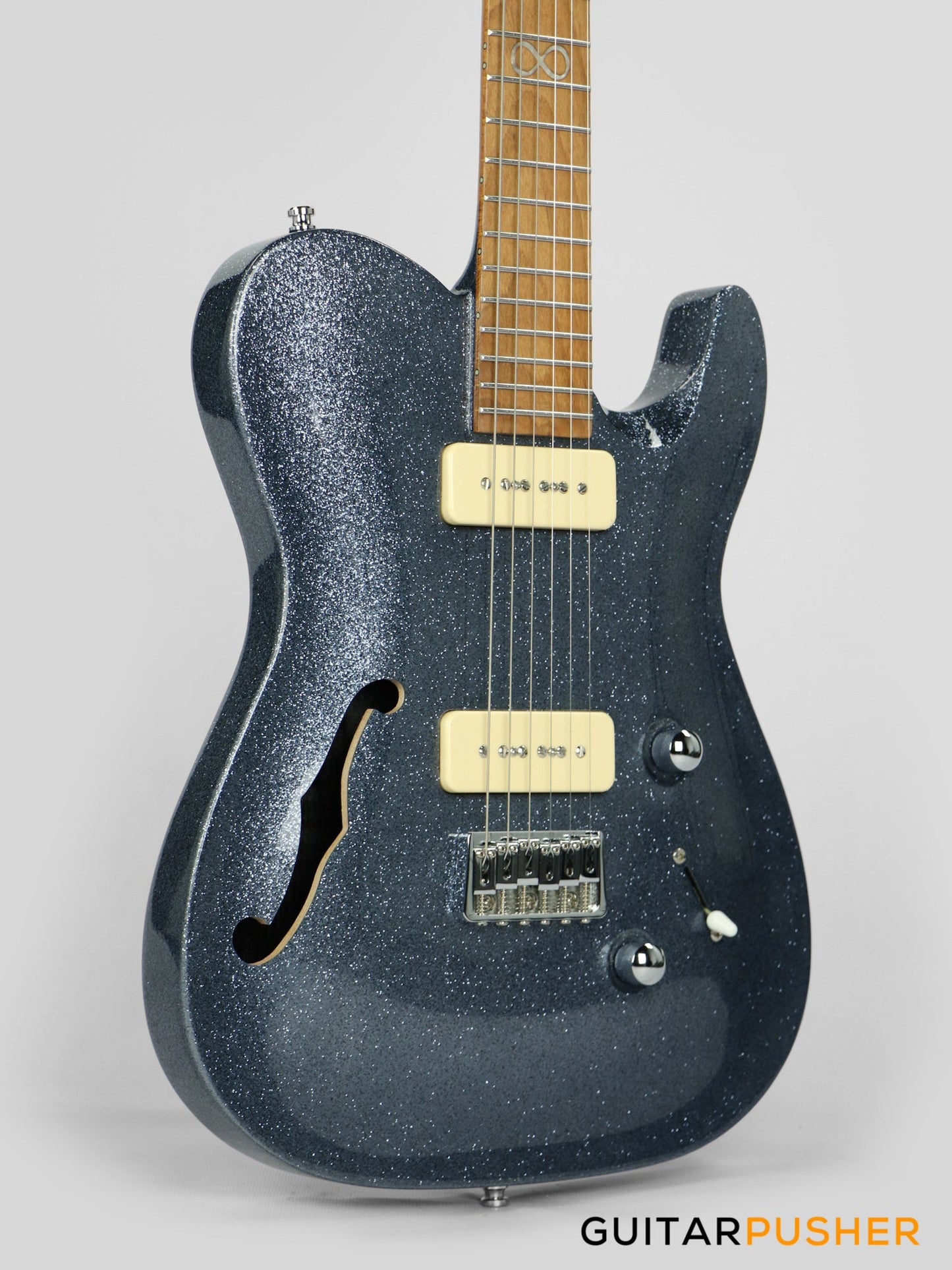 Chapman Guitars ML3 PRO Traditional Semi-Hollow - Atlantic Blue Sparkle