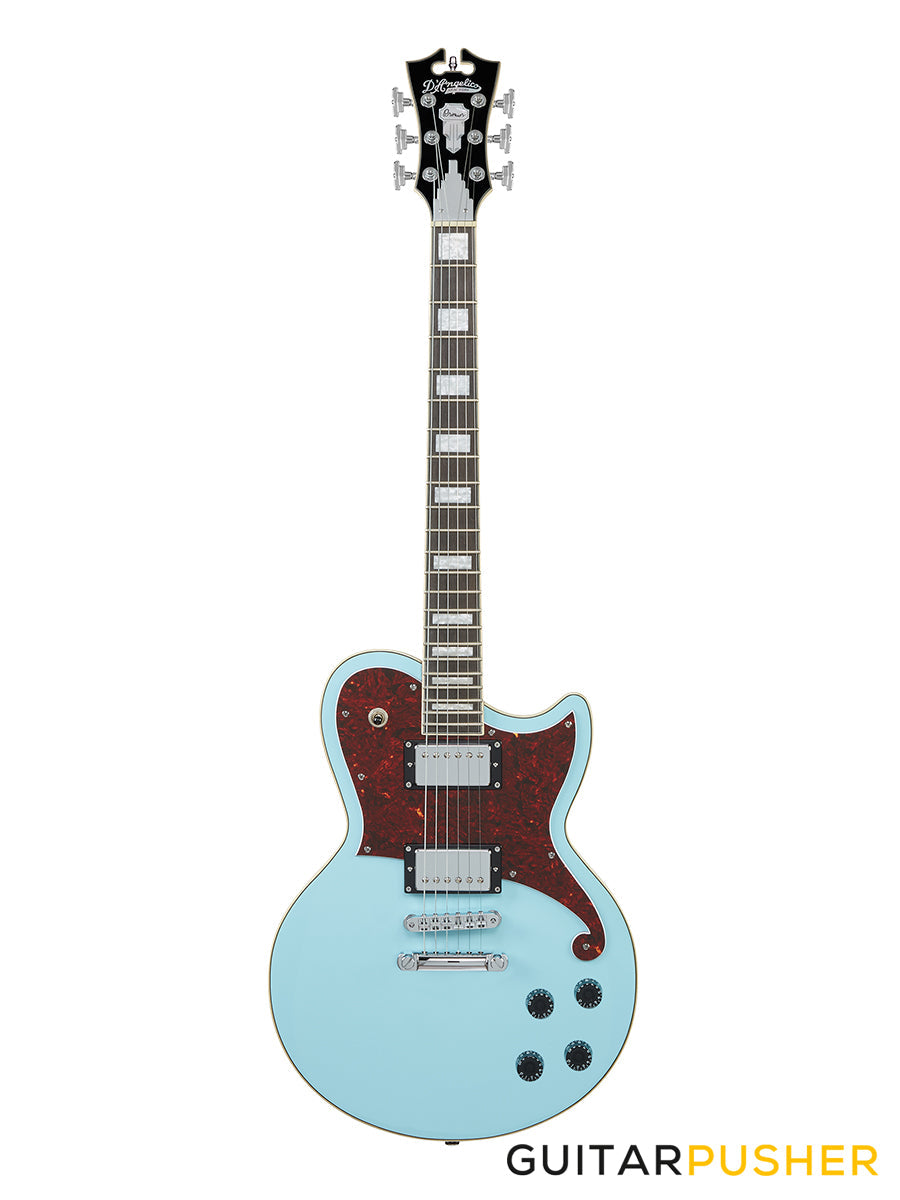 D'Angelico Premier Atlantic Single Cut Electric Guitar (Sky Blue)