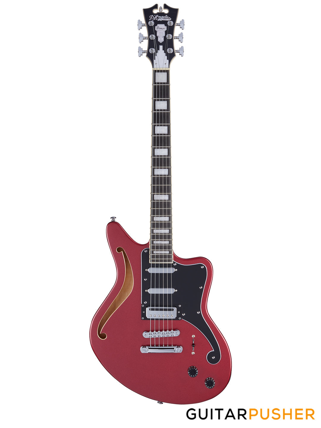 D'Angelico Premier Bedford SH Offset Oxblood Electric Guitar