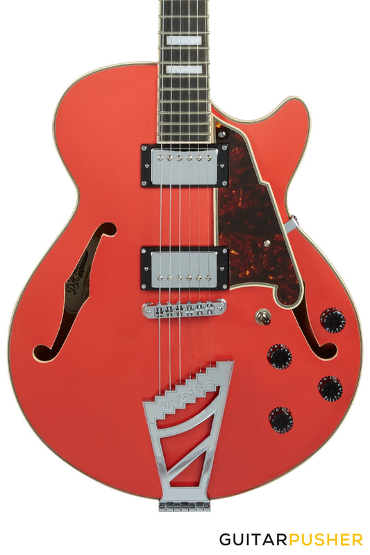 D'Angelico Premier SS Fiesta Red Stairstep Electric Guitar