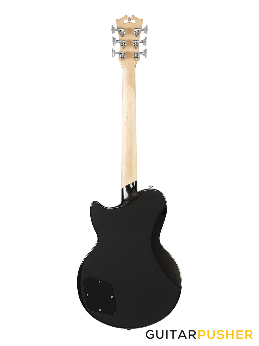 D'Angelico Premier Atlantic Single Cut Electric Guitar (Black Flake)