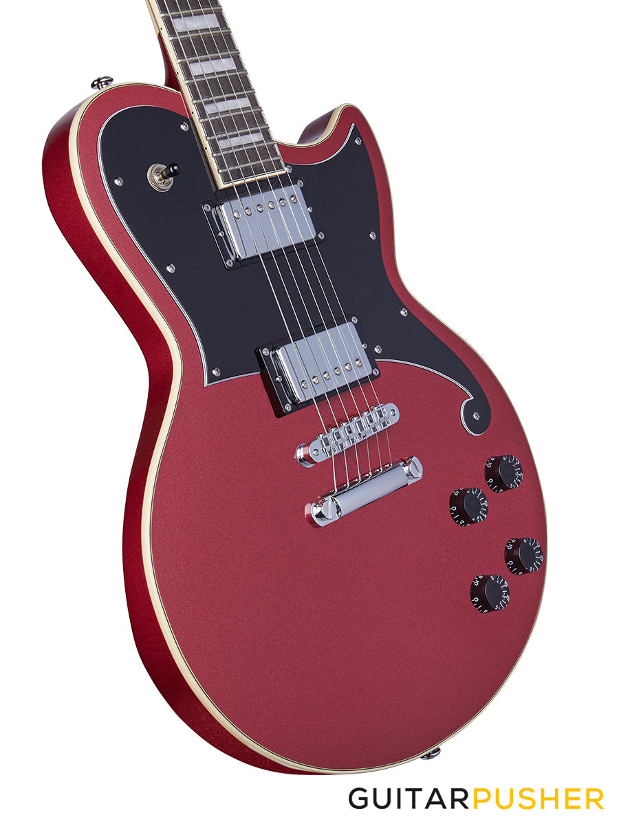 D'Angelico Premier Atlantic Single Cut Electric Guitar (Oxblood)