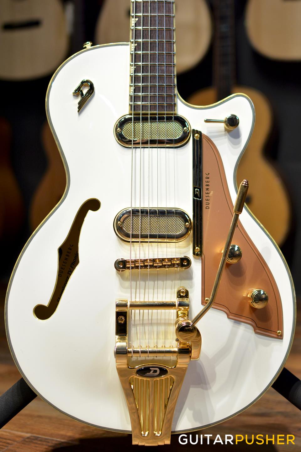 Duesenberg Guitars Starplayer TV Phonic Electric Guitar (Venetian White) w/ Hard Case