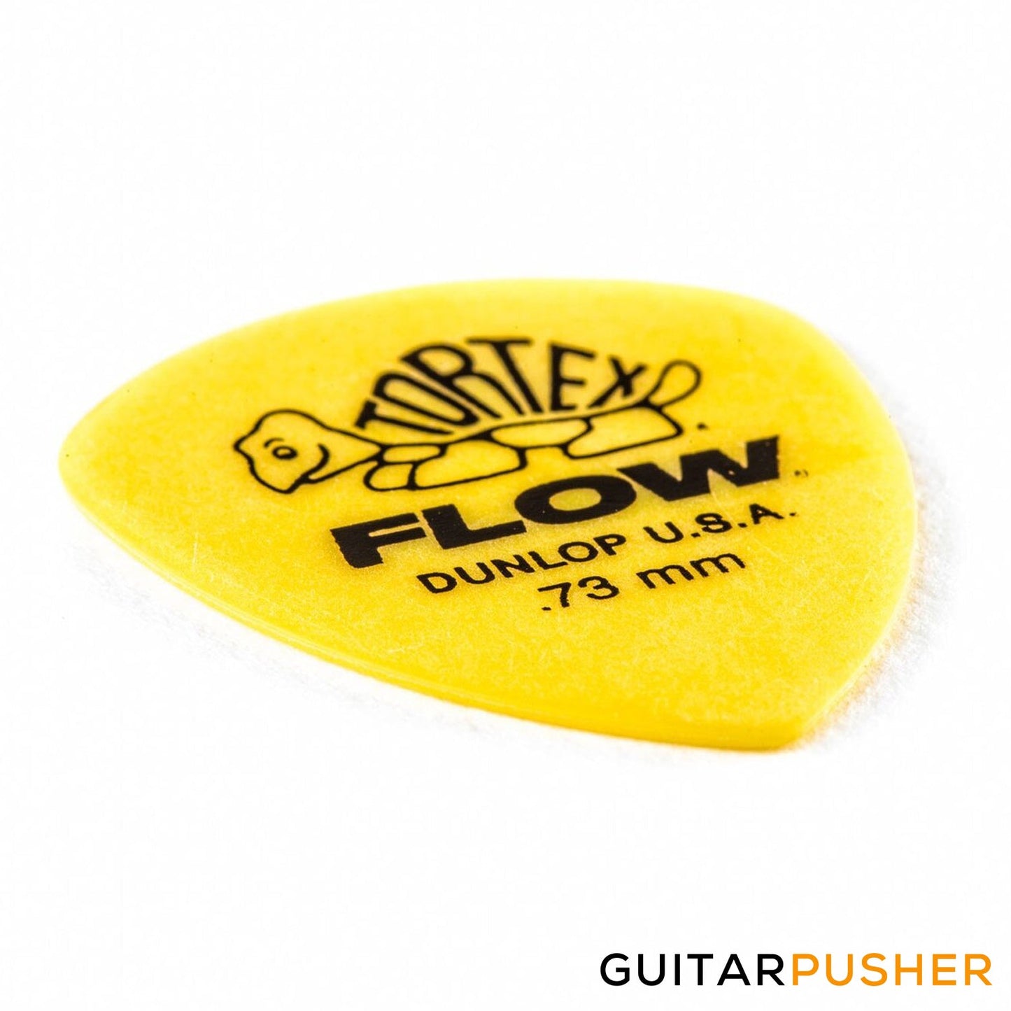 Dunlop Tortex Flow Guitar Pick 558R - 0.73mm Yellow