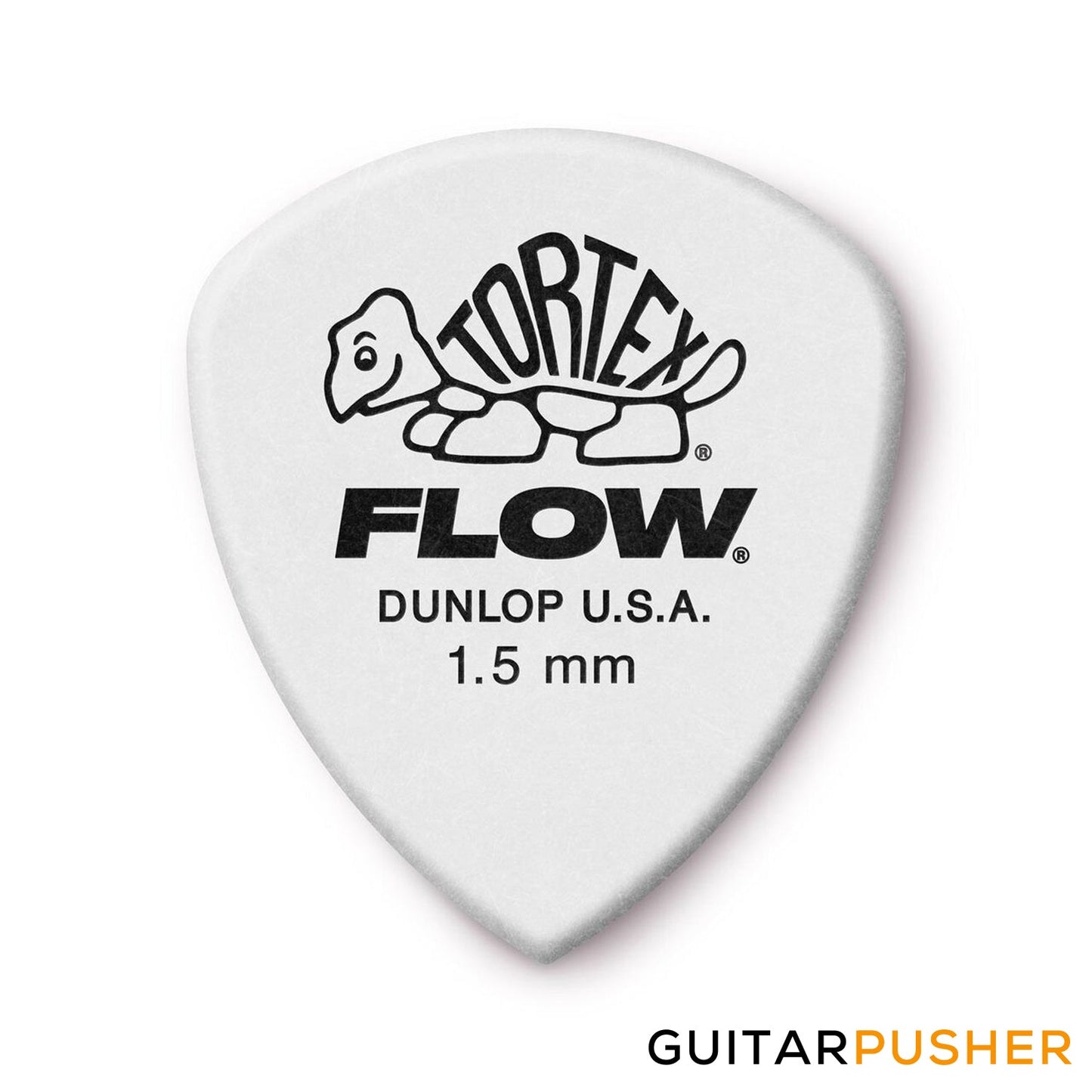 Dunlop Tortex Flow Guitar Pick 558R - 1.50mm White