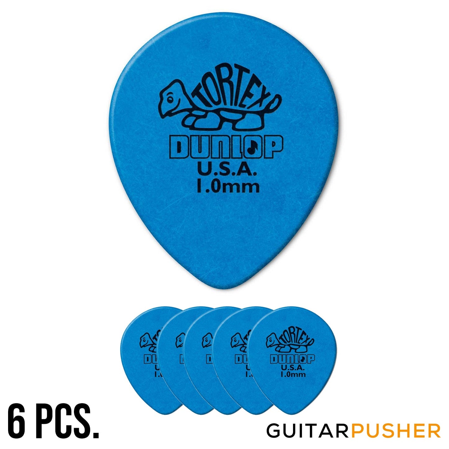 Dunlop Tortex Tear Drop Guitar Pick 413R - 1.0mm Blue