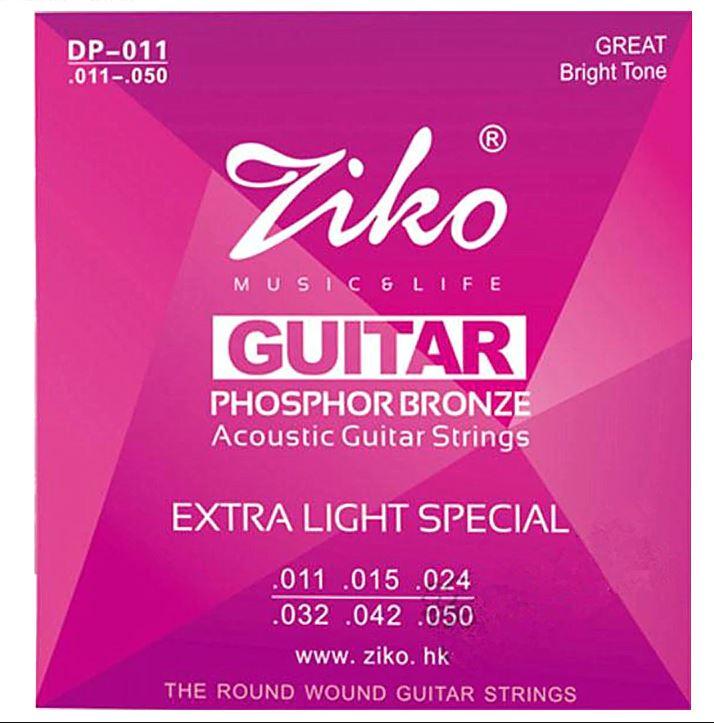 Ziko Acoustic Guitar String Set (DP-010, DP-011, DP-012)