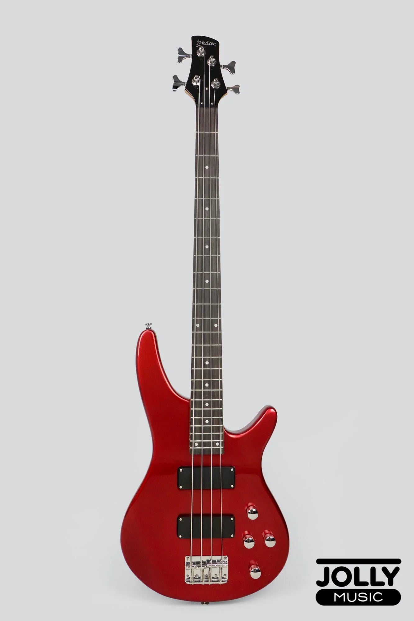 Deviser L-B3 4-String Modern Bass - Metallic Red