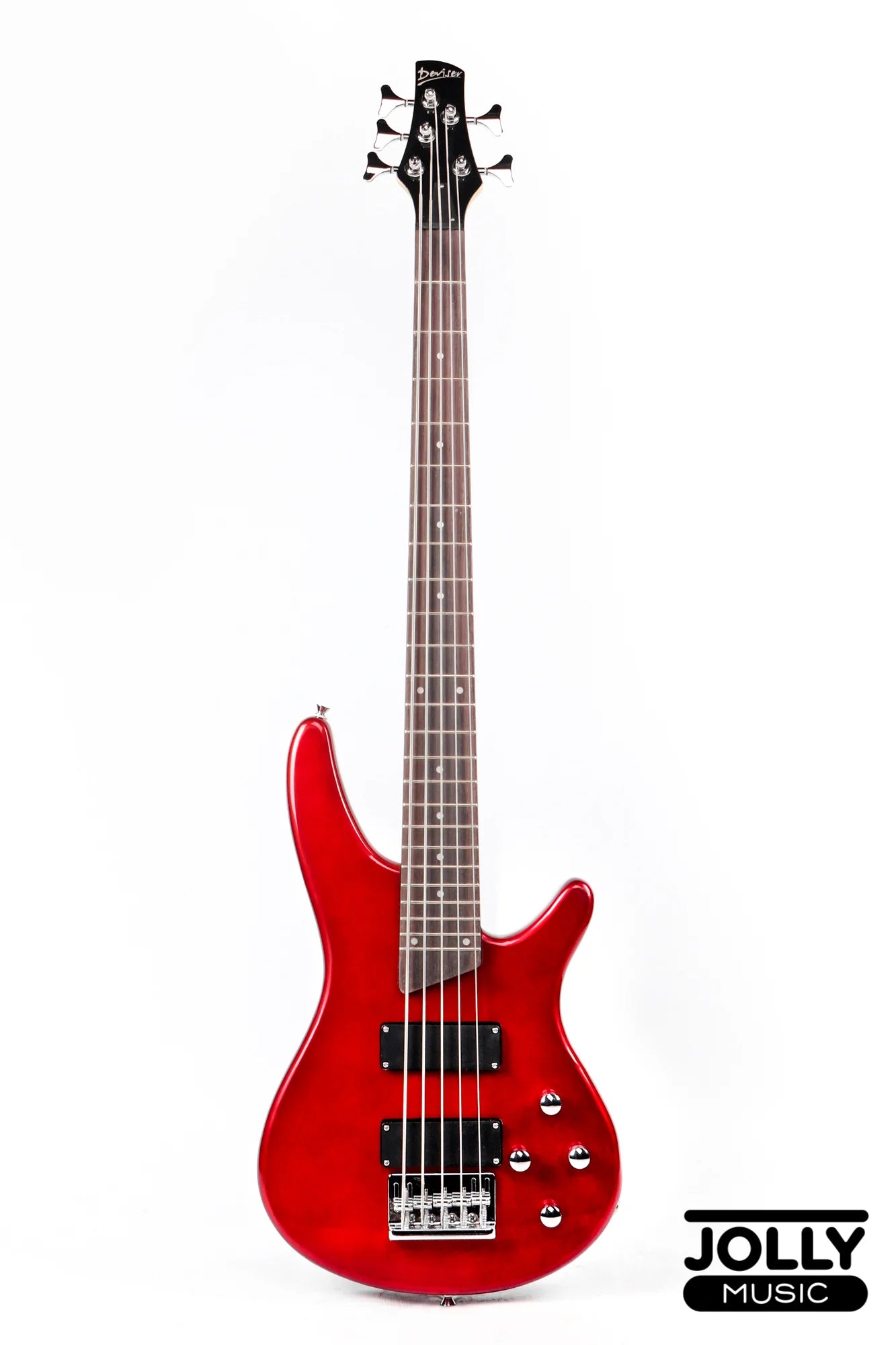 Deviser L-B3 5-String Modern Bass - Metallic Red