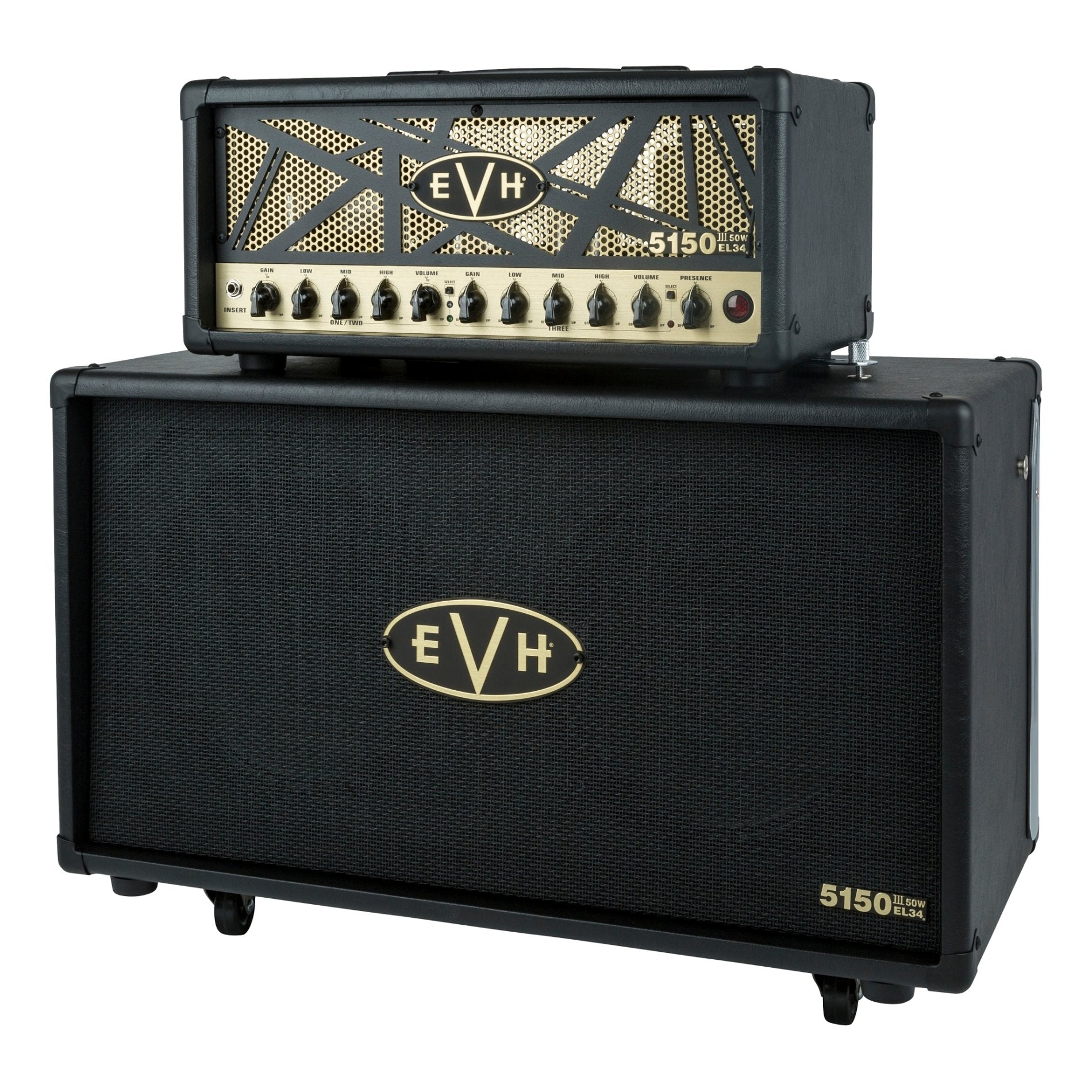 EVH 5150III EL34 2x12 Straight Speaker Cabinet - GuitarPusher