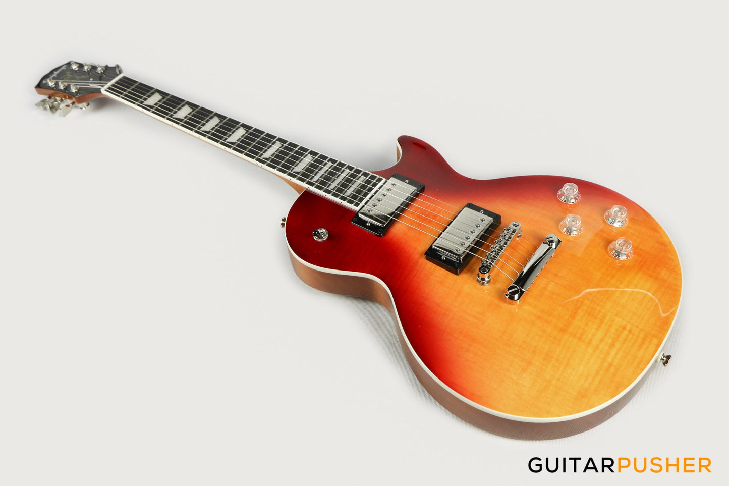 Epiphone Les Paul Modern Figured Electric Guitar - Magma Orange Fade