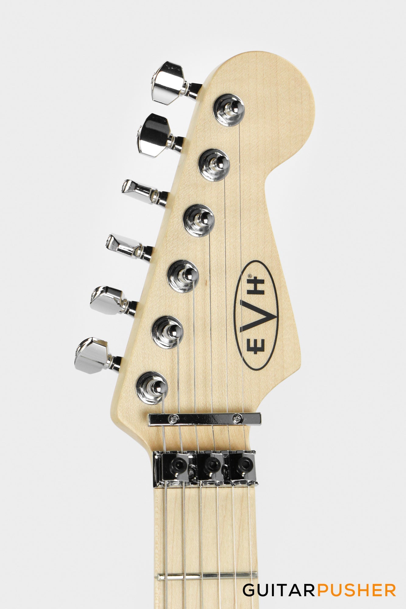 EVH Striped Series Stratocaster Electric Guitar - B/W