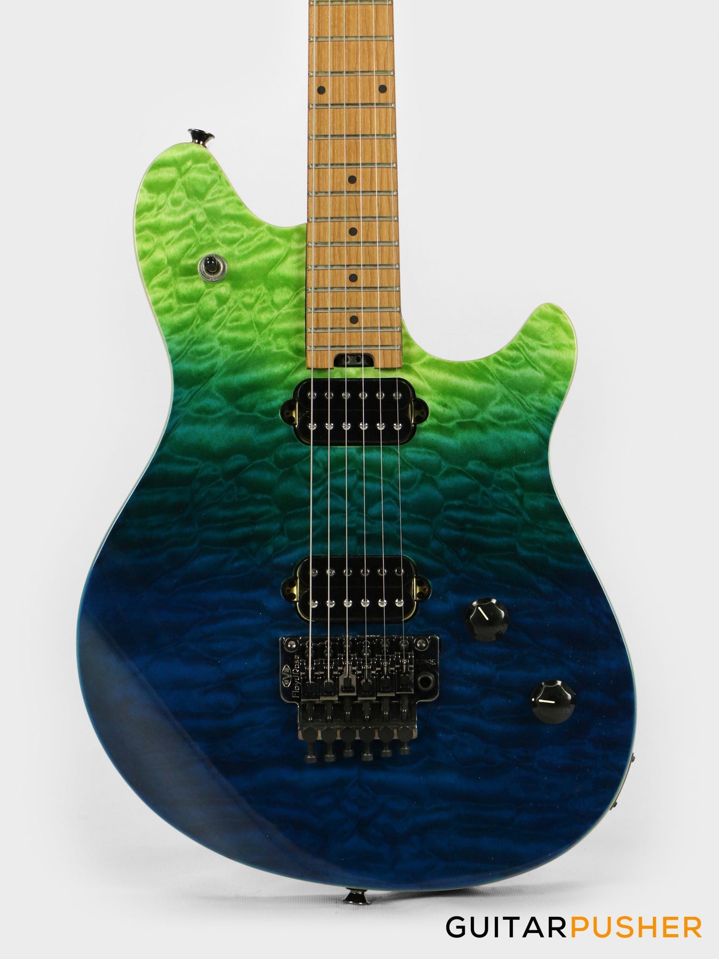 Wolfgang EVH WG Standard Quilt Maple Top, Baked Maple Fretboard - Tahiti Night