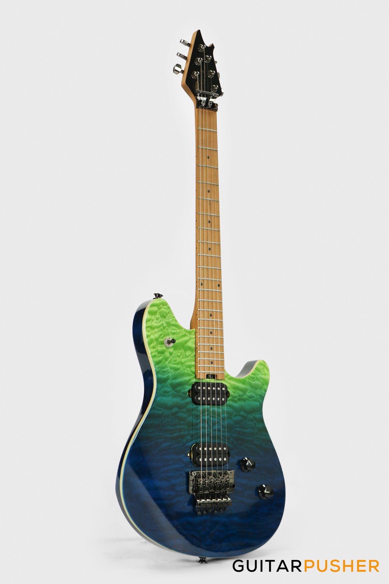 Wolfgang EVH WG Standard Quilt Maple Top, Baked Maple Fretboard - Tahiti Night