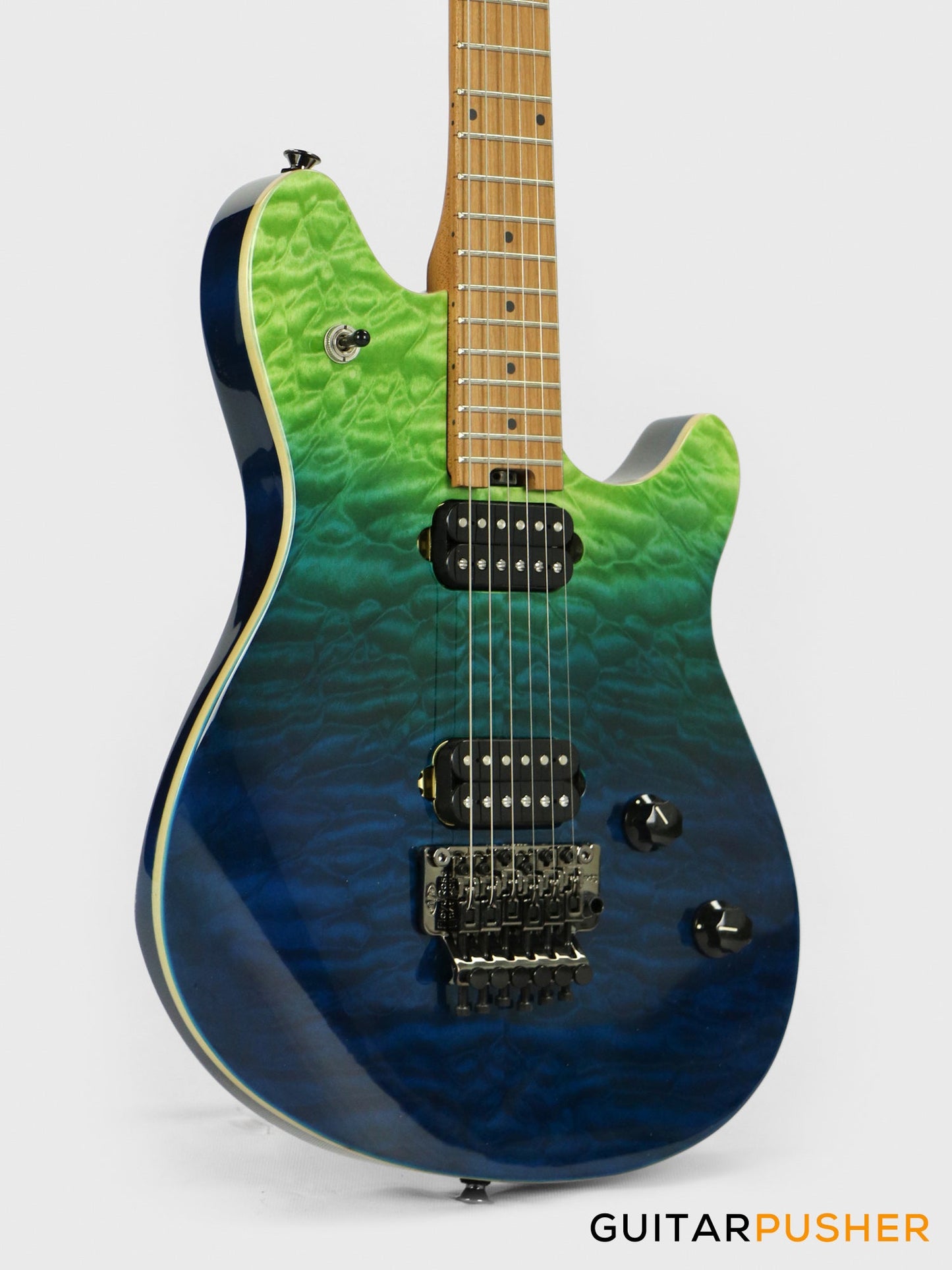 Wolfgang EVH WG Standard Quilt Maple Top, Baked Maple Fretboard - Tahiti Night