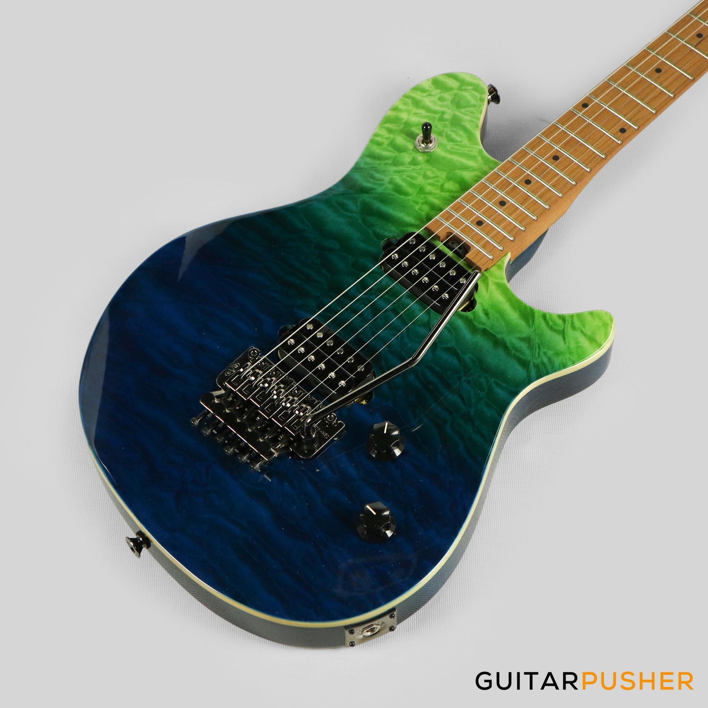 Wolfgang EVH WG Standard Quilt Maple Top, Baked Maple Fretboard - Tahiti Night