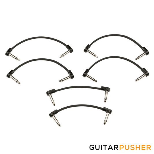 Fender Blockchain Patch Cable Kit, R/A, Black, XS - 6 pcs. 099-0825-102