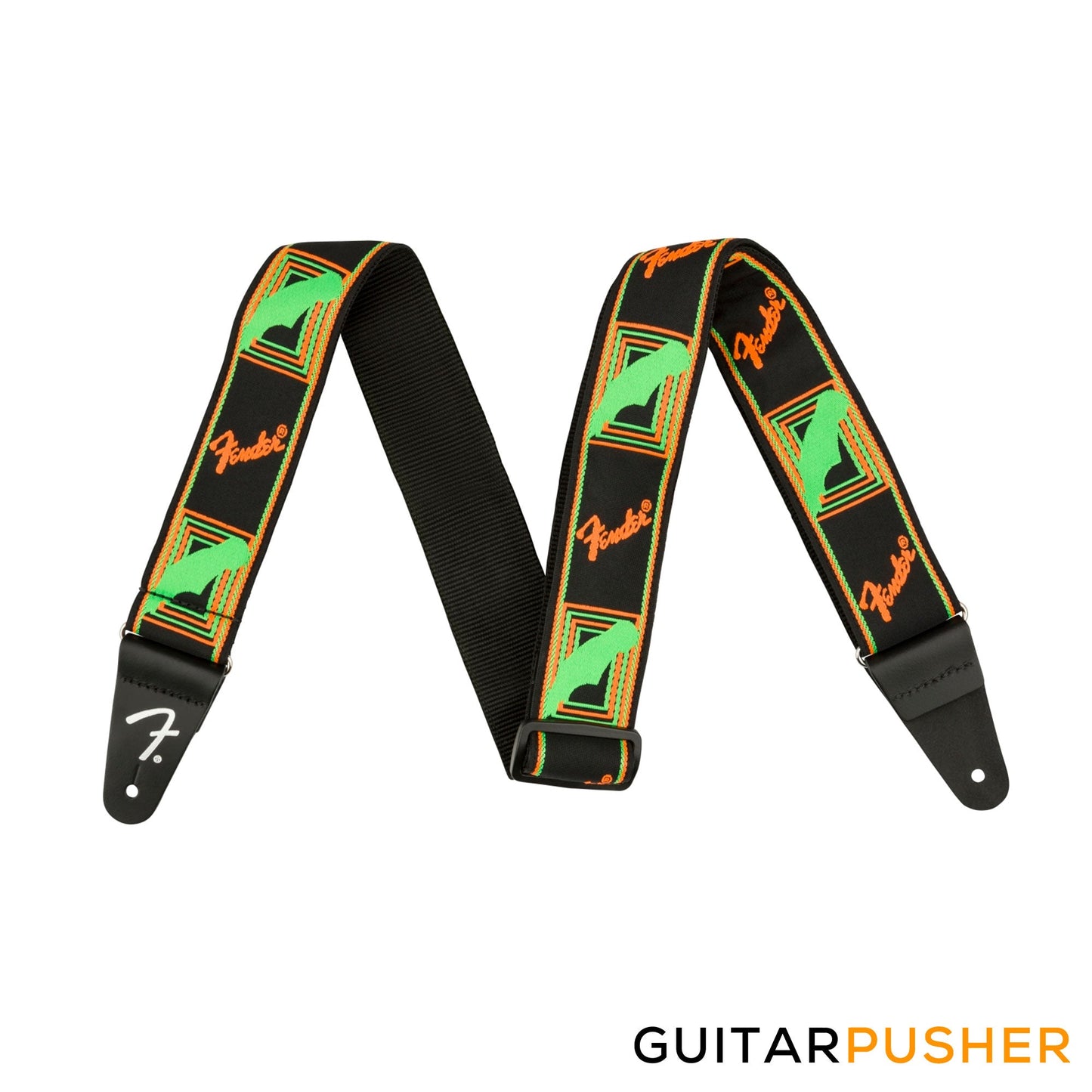 Fender Neon Monogrammed Guitar Strap