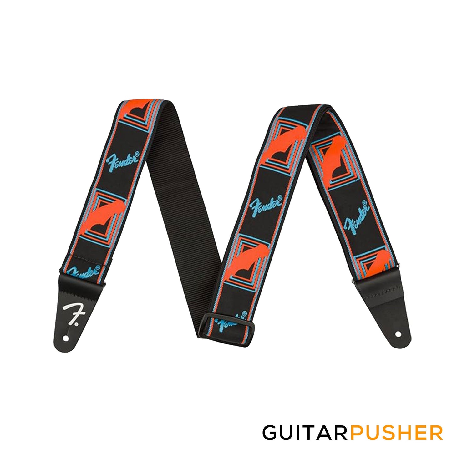 Fender Neon Monogrammed Guitar Strap