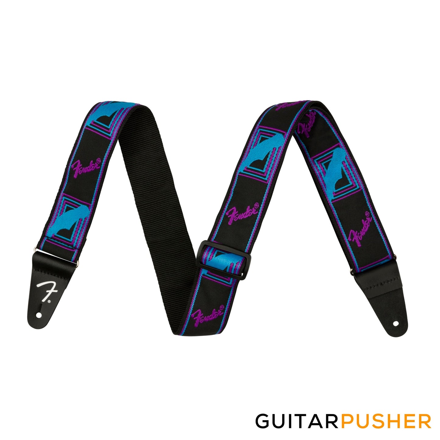 Fender Neon Monogrammed Guitar Strap