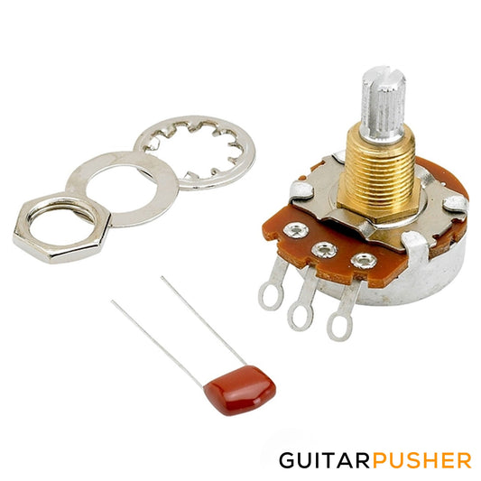 Fender Potentiometer, Volume or Tone, 3/8", Resistance: 500K