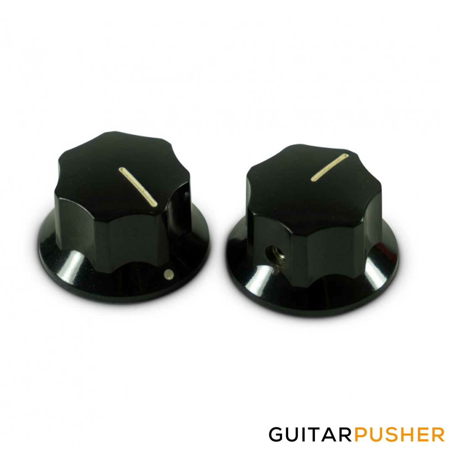 Fender Original Jaguar/Mustang Knob Set - Black 001-9455-049