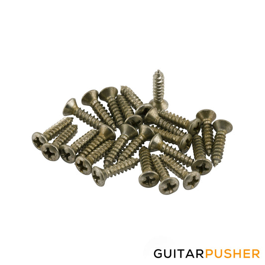 Fender Road Worn Pickguard/Control Plate Screws - 24 pcs. (099-7208-000)