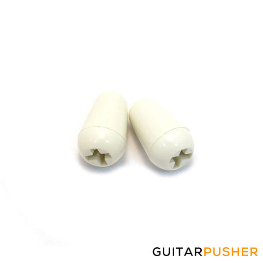 Fender Strat Switch Tip (Parchment White) - Set of 2 (005-6253-049)