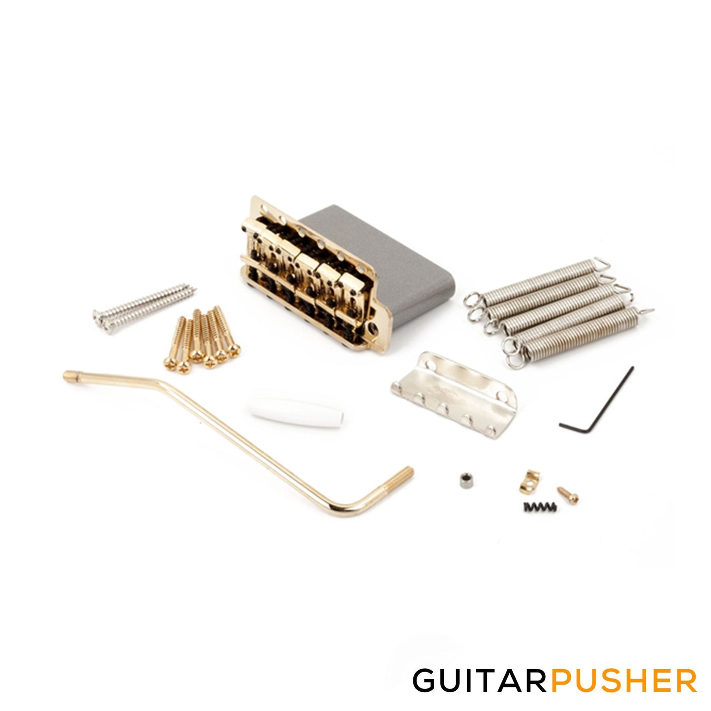 Fender American Vintage Strat Tremolo Bridge Assembly (Gold) 099-2049-200