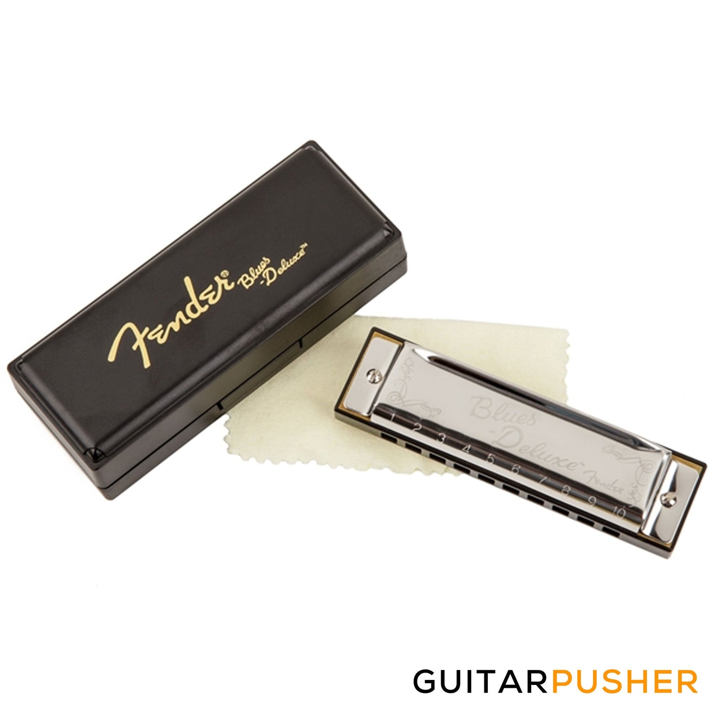 Fender Blues Deluxe Harmonica - G, 9 x 29 x 19cm - Single 099-0701-002