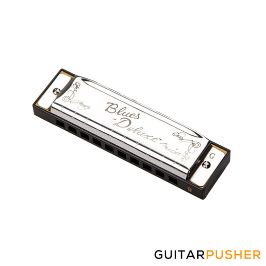 Fender Blues Deluxe Harmonica - G, 9 x 29 x 19cm - Single 099-0701-002