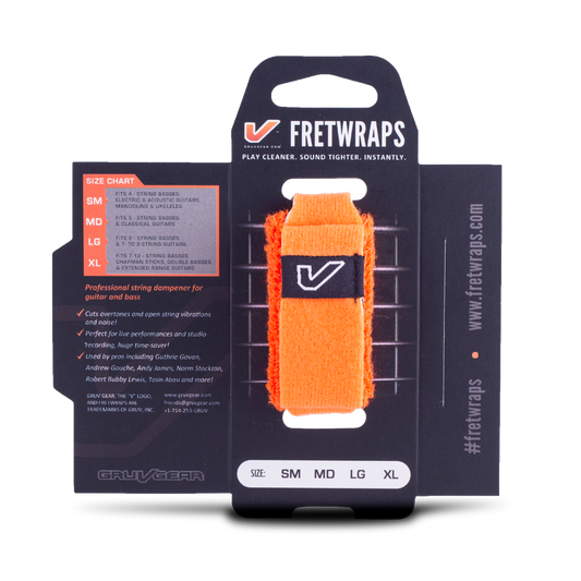 Gruv Gear FretWraps String Muters (1-Pack) HD 'Flare' Orange