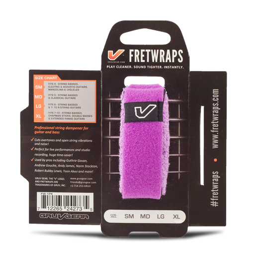 Gruv Gear FretWraps String Muters (1-Pack) HD 'Gem' Purple