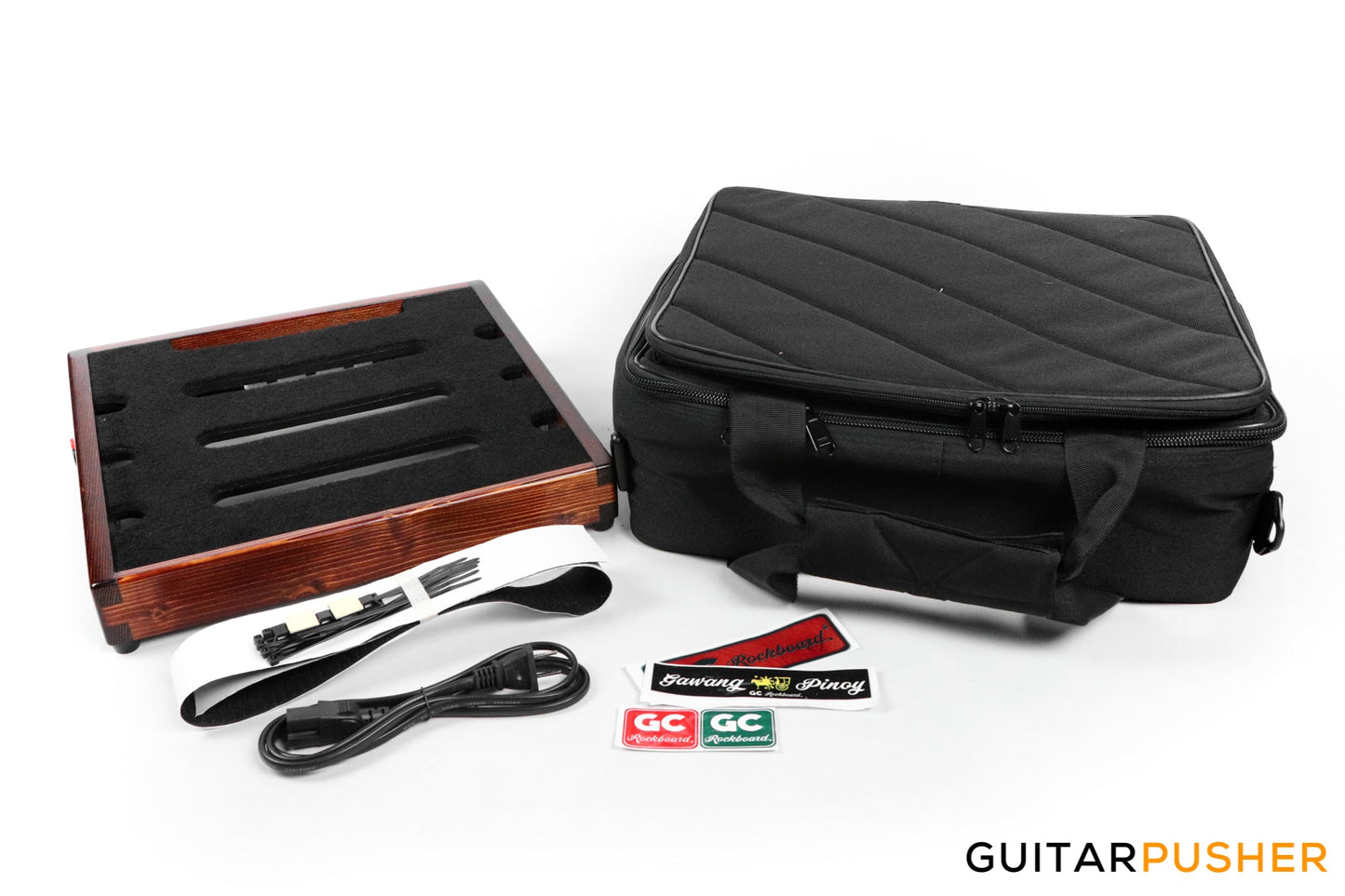 GC Rockboard Lyan Mini Pedalboard (13 x 12 x 3) - Mahogany