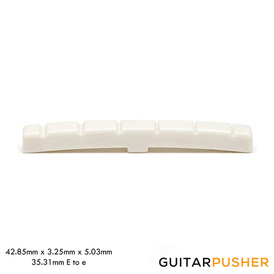 Graphtech NuBone Nut Slotted Strat Style - Lefty (per piece) LC-5000-L1