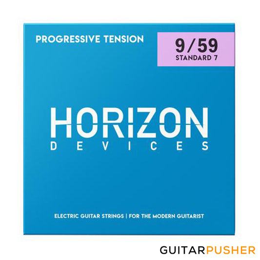 Horizon Devices Progressive Tension Standard 7 Electric Guitar Strings 9-59 (9 12 15 23 33 47 59)